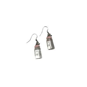 Retro Novelty Baby Shower Gender Reveal Party Baby Bottle Earrings